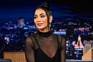 Nicole Scherzinger Models Stringy Bikini in Beach Photos